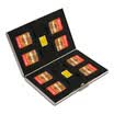 BUBM game memory card box Nintendo switch ns game card box card set metal storage box silver stainless steel 10 Pack