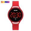 2018 LED Man Women Touch Screen Waterproof Digital Watch Men SKMEI Brand Students Fashion Sports Watches Pu strap Wristwatches