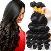 CLAROLAIR Hair Brazilian Loose Wave Virgin Hair 4 Bundles 7A Wavy Virgin Brazilian Hair Lose Wave
