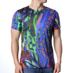 Mens Fashion Round Neck Ink Printed Short Sleeves T-shirts
