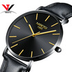 Relogio Masculino 2018 New Ultra Thin Watches For Men Watch Top Brand Luxury Simple Watch Black Leather Male Clock Waterproof Saat