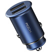 ROCK 5V 48A Dual USB Car Charger Quick Charging Mini Metal Car-Charger Auto Charge 2 Port 24W for iPhone X 8 7 6 Samsung Xiaomi