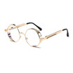 Round Metal Sunglasses Steampunk Men Women Fashion Glasses Brand Designer Unisex Retro Vintage Round Sunglasses UV400