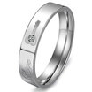 Hpolw Best selling LOCK & KEY Engraving Couple Rings 316L Stainless Steel MenWomen Romantic Wedding Jewelry crystal ring