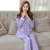 Arctic velvet 3883 Pregnant women month clothes Spring&autumn clothing out of service feeding breasts pregnant women pajamas suit cotton postpartum women home service floral L
