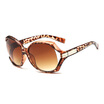 Women Vintage Sunglasses Charms Big Frames Eyeglasses HD Sun Glasses Gradient Lens
