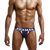 JOCKMAIL Mens Underwear Thongs Matching Color Sexy Thongs Pure Cotton Sweat Appealing Underwear GAY