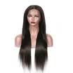 Cheap Glueless Lace Front Human Hair Wigs Pre Plucked Natural Hairline Straight Brazilian Remy Hair Lace Wigs Ship Free