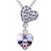 Heart Pendant Necklace Austrian Crystal from Swa Elements High Quality Chain Necklaces For Women Jewelry Valentines Day Gift 1047