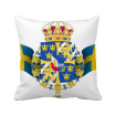 Sweden National Emblem Country Symbol Square Throw Pillow Insert Cushion Cover Home Sofa Decor Gift