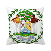 Belize National Emblem Country Square Throw Pillow Insert Cushion Cover Home Sofa Decor Gift