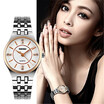 Women Luxury Slim Quartz Watch Fashion Design Stainless Steel