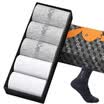 Playboy PLAYBOY 2716 socks male 5 double gift box four seasons breathable tube business socks casual sports socks 3 light gray gray 2 white uniform