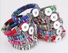 10pcs piece Bohemian Multicolor Cotton Cord Bracelet Tibet Silver Ethnic Bag with Flower Buckle Bracelet Accessories Pulseras Mu