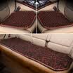 Antarctic Nanjiren car seat four seasons cushion cool pad ice pad small square pad office cushion summer cool pad handmade grass rosewood beads cushion leather edge cushion small three