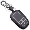 Huashi Toyota Highlander key bag hand sewing smart two-button black special steam key set keychain
