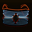 Novelty LED Glasses Light Up Shades Flashing Luminous LED Glasses Christmas Activities Wedding Birthday Party Decoration 4 Colors
