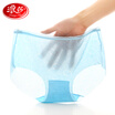 Langsha womens underwear womens thin section transparent seamless sexy breathable waist comfortable ladies briefs 5 strips 5 mixed color 170XL