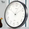 Timess wall clock living room creative mute modern minimalist quartz clock 9 inch 8958-8 gray
