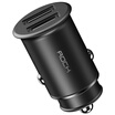 ROCK 5V 48A Dual USB Car Charger Quick Charging Mini Metal Car-Charger Auto Charge 2 Port 24W for iPhone X 8 7 6 Samsung Xiaomi