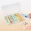 Vilscijon vitamin kits a week portable 28 family travel sub-package medicine storage box large capacity small medicine box 8218
