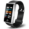 GASON smart bracelet MATE1 heart rate test science sleep pedometer exercise bracelet men&women IP67 waterproof WeChat content display call reminder silver