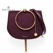 BAFELLI suede sheepskin shoulder bag metal tassels bolsos mujer metal ring handbag rose gold saddle bag women messenger bags