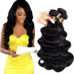 YAVIDA Hair Body Wave Virgin Hair 4 Bundles Indian Body Wave Bundles Human Hair Extension Cheap Virgin Indian Hair