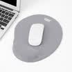 BUBM memory cotton mouse pad wrist keyboard support game pad wrist support hand support comfortable cloth non-slip texture ergonomic wrist pad MHST medium gray