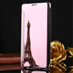 Samsung Galaxy A310A510A710 2016 Luxury Mirror View Mirror PU Cover Flip Smart Clear Window Phone Case