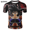Summer New Mens Fashion Anime T-shirt Seven Dragon Ball Print Cosplay Casual T-Shirt US SizeS XXXXL