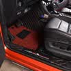 O beautiful AYM all surrounded by silk double-layer bag door car mat Gili Bo Yue special passion black red