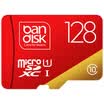 Wheat disk bandisk 128GB reading speed 100MB s Class10 mobile phone memory card MicroSDXC UHS-I driving recorder monitoring camera memory card TF card