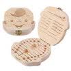 Youjialiangpin Wooden deciduous box baby baby hair baby hair teeth storage box male baby