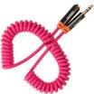 Shanze SAMZHE YPX-8715 35mm advanced stereo mobile phone flat panel car AUX audio spring line copper wire core gold plated public on the mother pink 15 meters