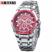 Relogio Masculino Mens Watches Top Brand Luxury Curren Original Watch Full Steel Quartz Wristwatches Fashion 8084
