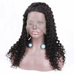 HCDIVA 360 Lace Frontal Wigs Deep Wave Natural Black Brazilian Pre Plucked Human wigs For Black Women