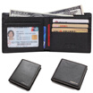 Men Big Capacity Casual Wallet Holder Leather Business Pure Wallets