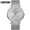 CURREN Brand 2017 tops Simple Minimalism Luxury Quartz Wristwatches for men mens black gold stainless steel watch 8238