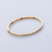 Full diamond bracelet fashion OL counter quality ultra flash square drill with magnetic rose gold bracelet anti-allergic wristband