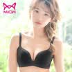 Cat MiiOW no trace no steel ring thin section gathered small chest ladies sports underwear female smooth girl bra sexy bra MRW11 silver gray 75B