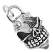 Hpolw Domineering male fashion personality titanium steel skull pendant nightclub Exaggeration Kito accessories Winter New