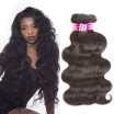 Glary Indian Virgin Hair Wefts Body Wave Wholesale Human Hair Weaves 3 Bundles Cheap Human Hair Natural Black Color