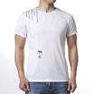Mens Printing Personality Short Sleeve T-shirt