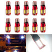 10PCS width lamp light bulb license plate light highlight white