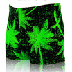 Men Beach Pants Shorts Coconut Tree Pattern Printed Surf Boxers Swimming Trunks Swimwear