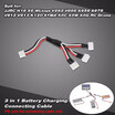 Remote Control Toys 3 in 1 Battery Charging Connecting 74V 2S Cable for JJRC H16 X6 WLtoys V262 V666 A959 A979 V912 V913 K120 SYM
