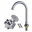 BaiDaiMoDeng Copper Faucet Basin Floor Mount Pedal Hospital Medical Laboratory Foot Switch Tap