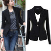 Fashion Casual Slim Suit Women Blazer Coat Jacket Outwear Black