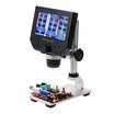 600X 43 "Pantalla LCD 36MP Microscopio video digital electrónico Lupa portable del LED para el mantenimiento del teléfono móvil QC Industrial